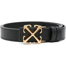 Off-White Belts Off-White New Arrow Leren Riem - Zwart