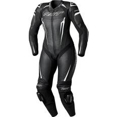 Rst TracTech Evo 5 Leather Suit - Black/Grey/Turquoise Woman