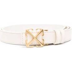 Off-White Belts Off-White New Arrow Leren Riem - Beige