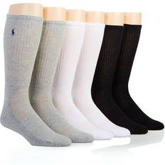 Polo Ralph Lauren Cotton Socks Polo Ralph Lauren Men's Rib Cuff Cushioned Crew Socks 821480PK HisRoom.com