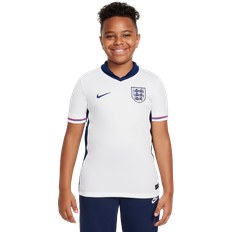 NIKE Kid's England 2024/25 Stadium Home Dri-Fit Replica Soccer Jersey