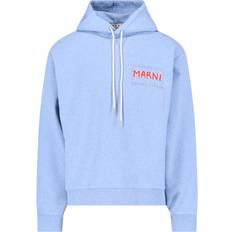 Marni Logo Hoodie - Light Blue