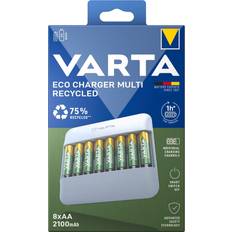 Varta multi charger+ Varta Eco Charger Multi Recycled 2100mAh 8x AA