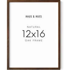 Square Photo Frames Haus and Hues Walnut Natural Wood Set Photo Frame