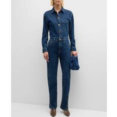 Denim Jumpsuits & Overalls DL1961 Freja Wide Split-Leg Denim Jumpsuit IT. SKYLARK VINTAGE Small