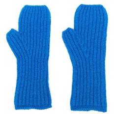 Ribbed Gloves & Mittens Kasjmier Handschoenen Unisex - Blauw