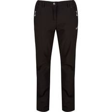 Clothing Regatta Great Outdoors Womens/Ladies Geo Softshell II Regular Leg Trousers Black