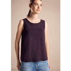 Lila Blusen Street One Top mit Spitze