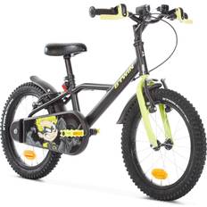 Btwin 16 Inch 500 Dark Hero Black/Fluorescent Light Yellow