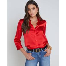 Rojo Blusas L'agence Dani 3/4 Sleeve Blouse - High Risk Red