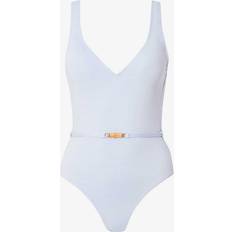 Malina Badkläder Malina Sally V-Neck Swimsuit - Blå