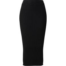 Gina Tricot Kjolar Gina Tricot Kjol Knitted Skirt Svart