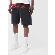 Black - Denim Shorts ICECREAM Running Dog Shorts, Blue