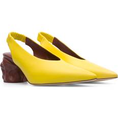 Hakken & Pumps CAMPERLAB Juanita Formal shoes for Women Yellow, 6, Smooth leather