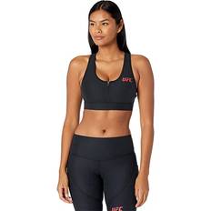 UFC Core Zip Front Sport Bra - Black