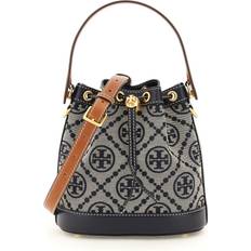 Grey Bucket Bags Tory Burch T Monogram Bucket Bag - Tory Navy