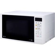 LG Fristående Mikrovågsugnar LG MH6042DW Mikrovågsugn med Grill Svart, Vit