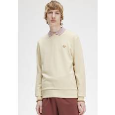 Fred Perry Maglioni Fred Perry Crew Neck Sweatshirt 691 - Beige