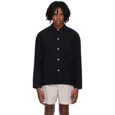 Tekla Tøj Tekla Pyjama Shirt - All Black