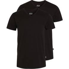 Jockey Överdelar Jockey 2-pack V-Neck T-Shirt Black