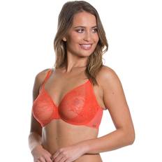 Orange Bras Gossard Lace Sheer Bra