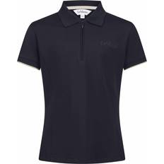 LeMieux Young Rider Childrens Polo Shirt Navy Blue 11-12 Years