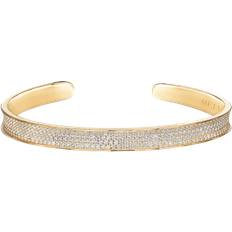 Felline Concavo Bangle - Gold/Transparent