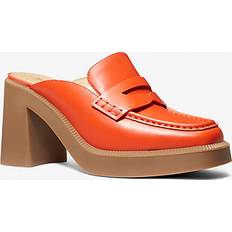 Michael Kors Escarpins et Talons Michael Kors Mule Eden en cuir À semelle compensée - Orange