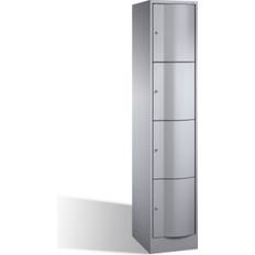 C+P C+P Schließfachschrank Resisto, 4 Lagerschrank