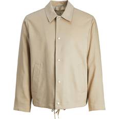 Grå - Viskose Overtøj Jack & Jones Jakke Overgangsjakke Lysebeige