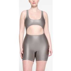 Swimwear SKIMS SKIMS Cut Out Cycle Suit Grey Shine Swim Smoke