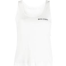 Palm Angels Tank Tops Palm Angels Tanktop Met Logoprint - Wit