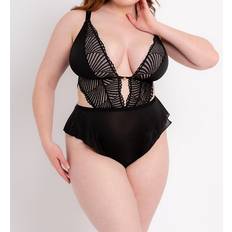 Rojo Conjuntos de lencería Curvy Kate Scantilly After Hours Teddy Black