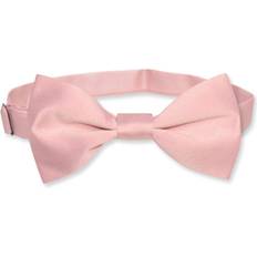 Ties & Bow Ties Vesuvio Napoli BOY'S BOWTIE Solid DUSTY PINK Color Youth Bow Tie