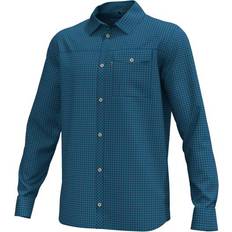 Halti Bekleidung Halti Kota L/S Check Shirt Hemd Gr blau