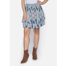 Sisters Point Mini Frill Skirt Blue