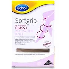 Scholl Softgrip C1 Below The Knee Compression Hosiery Medium Natural