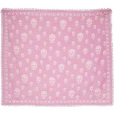 Alexander McQueen Skull-motif Fringed-edge Scarf