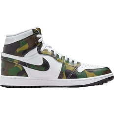 Grønne - Herre Basketballsko Nike Air Jordan I High G M - Legion Green/Black/White