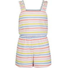 Tommy Hilfiger Jumpsuits Children's Clothing Tommy Hilfiger Girls 7-16 Printed Terry Romper, White