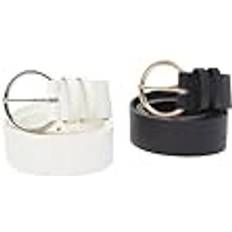 Silver - Women Belts Urban Classics Women's Belt Basic - Blanc
