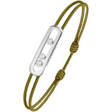 Messika Armband messika cares kaki cord vitguld