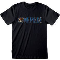 One Piece Clothing One Piece One piece t-shirt retro logo classic anime manga Schwarz
