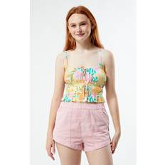 Multicolore Chemisiers Billabong Sunkissed Cropped Cami Top - Floral