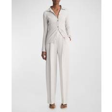 Vince High Waist Tailored Pants - Ivory