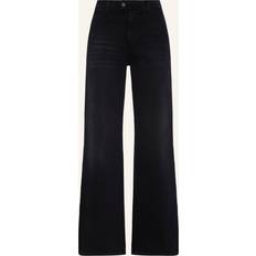 7 For All Mankind Tailored Lotta Envy Wide Leg Jeans - Nero