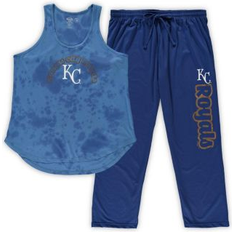 Concepts Sport Women's Royal Kansas City Royals Plus Jersey Tank Top and Pants Sleep Set Royal 3X