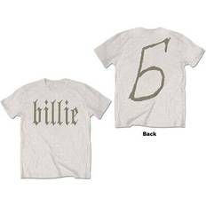 Natural - Unisex Tops Billie Eilish lizenziert t-shirt herren Beige