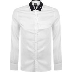 Armani Men Shirts Armani Emporio Long Sleeve Shirt White Medium