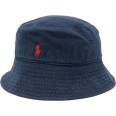 Lin Chapeaux Polo Ralph Lauren Vissershoed Met Geborduurd Logo - Blauw